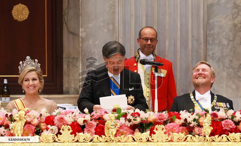 Japan's emperor, empress in Amsterdam
