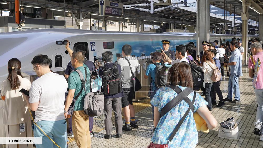 Disney-themed shinkansen bullet train