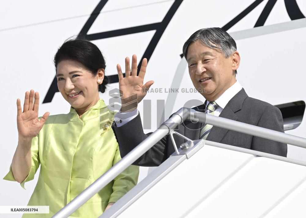 Japan's imperial couple leave Netherlands