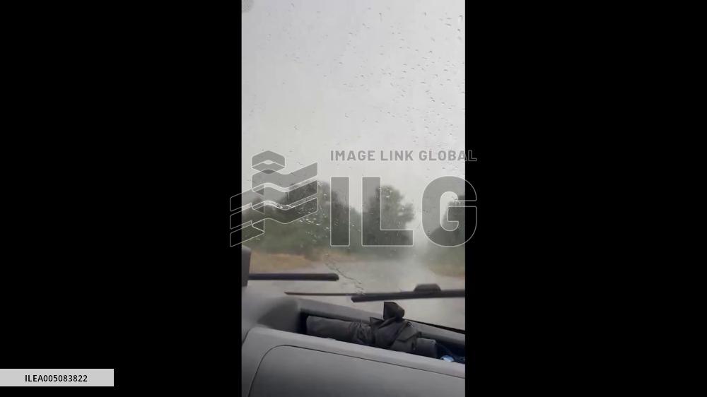 France: Violent Storms Bring Golf Ball-Sized Hail to Normandy Departments