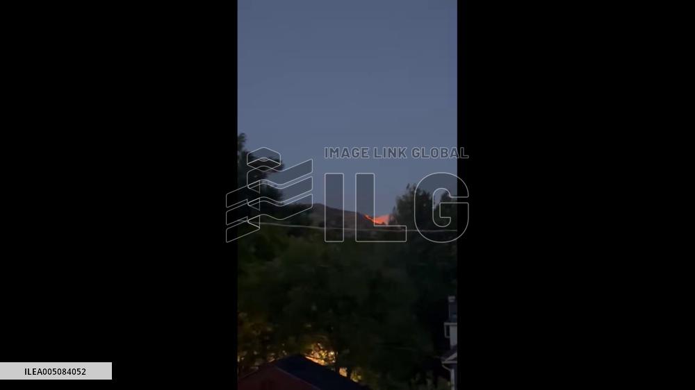 US: Bonneville Fire Threatens University of Utah Area in Salt Lake City