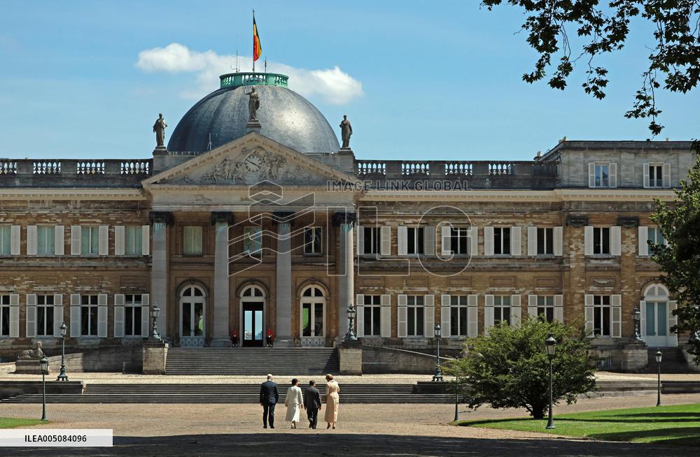 Japan emperor, empress in Brussels