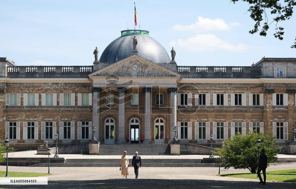 Japan emperor, empress in Brussels