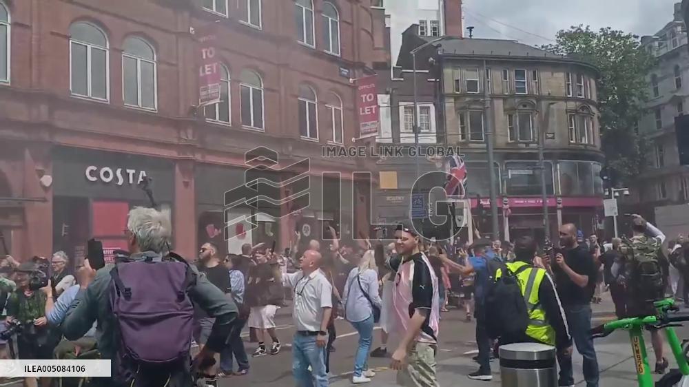 UK: Britain First March Met With Mass Counter-Protest in Birmingham