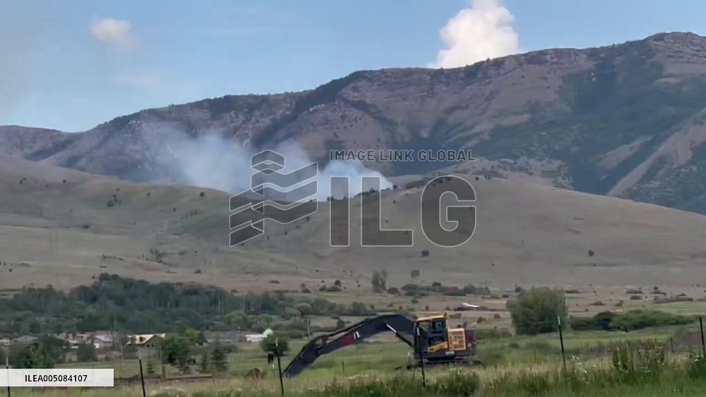 US: Wildfire Breaks Out Near Middle Fork Campground in Utah’s Weber County 2