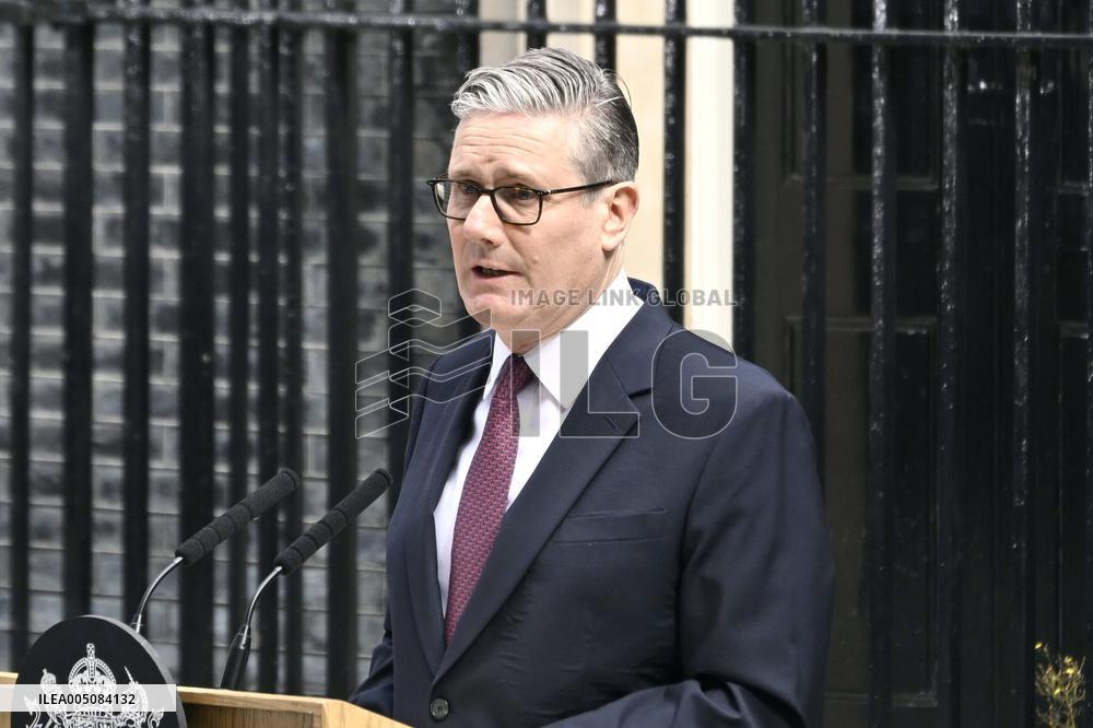 British Prime Minister Starmer announces resignation