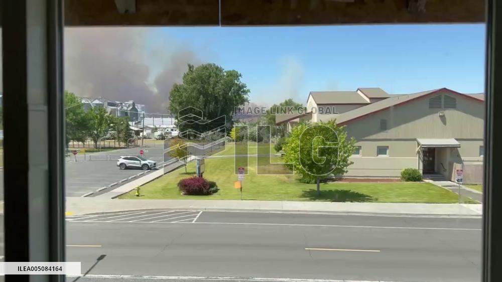 US: Garred Road Fire Threatens Structures and State Park in Grant County, Washington
