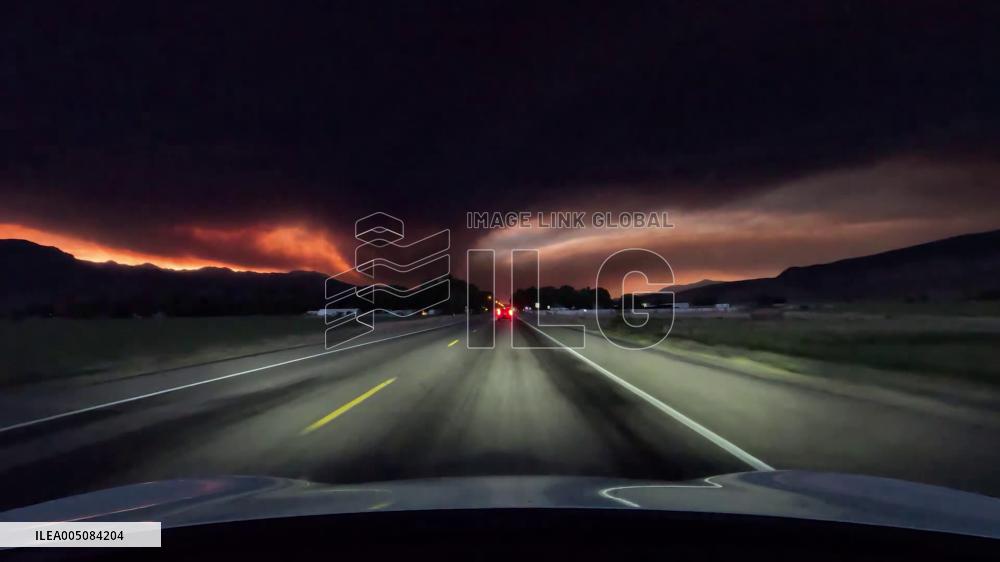 US: Cottonwood Fire Burns in Beaver County, Utah, Prompting Evacuations 2