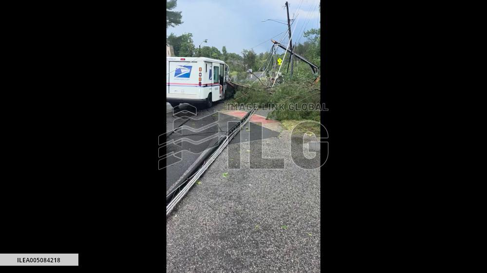 US: Damaging Thunderstorms Batter Fairfax County, Virginia