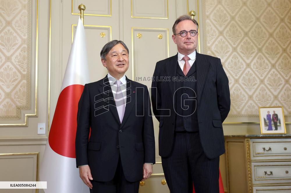 Japan emperor in Brussels