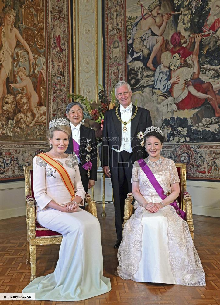 Japan emperor in Brussels