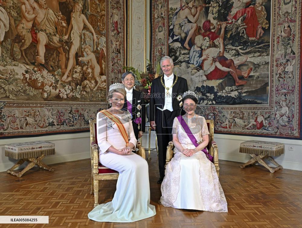 Japan emperor in Brussels