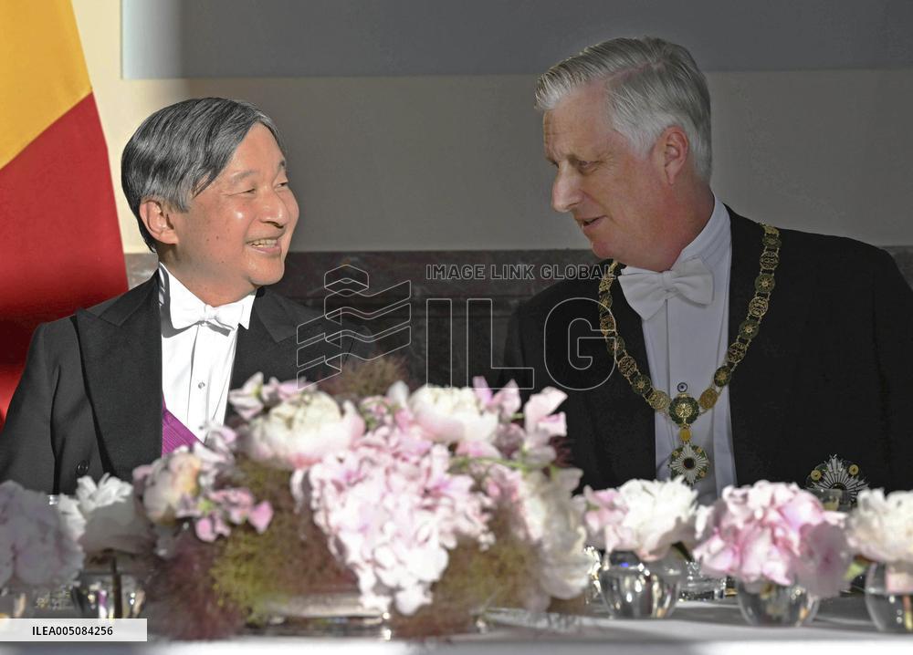 Japan emperor, empress in Brussels