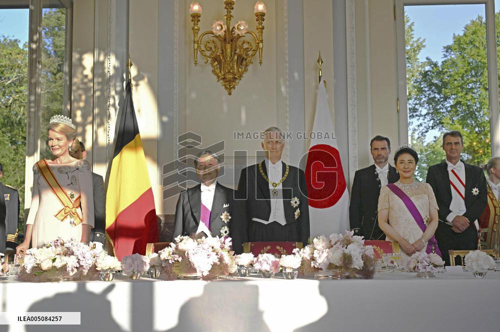 Japan emperor in Brussels