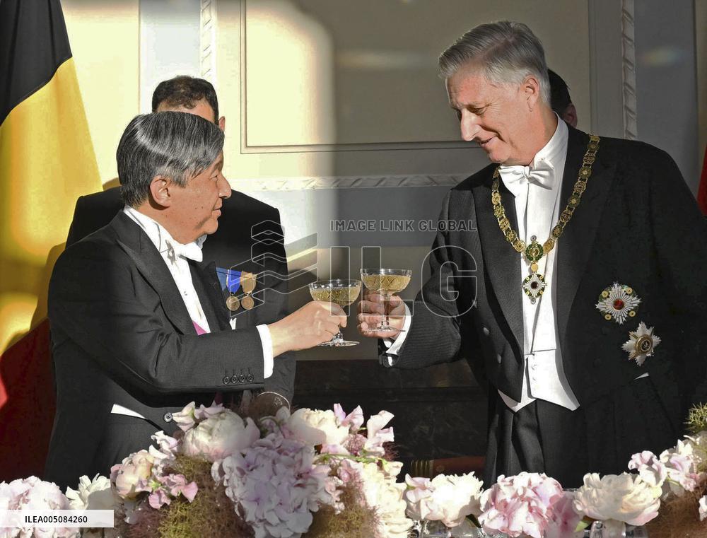 Japan emperor, empress in Brussels