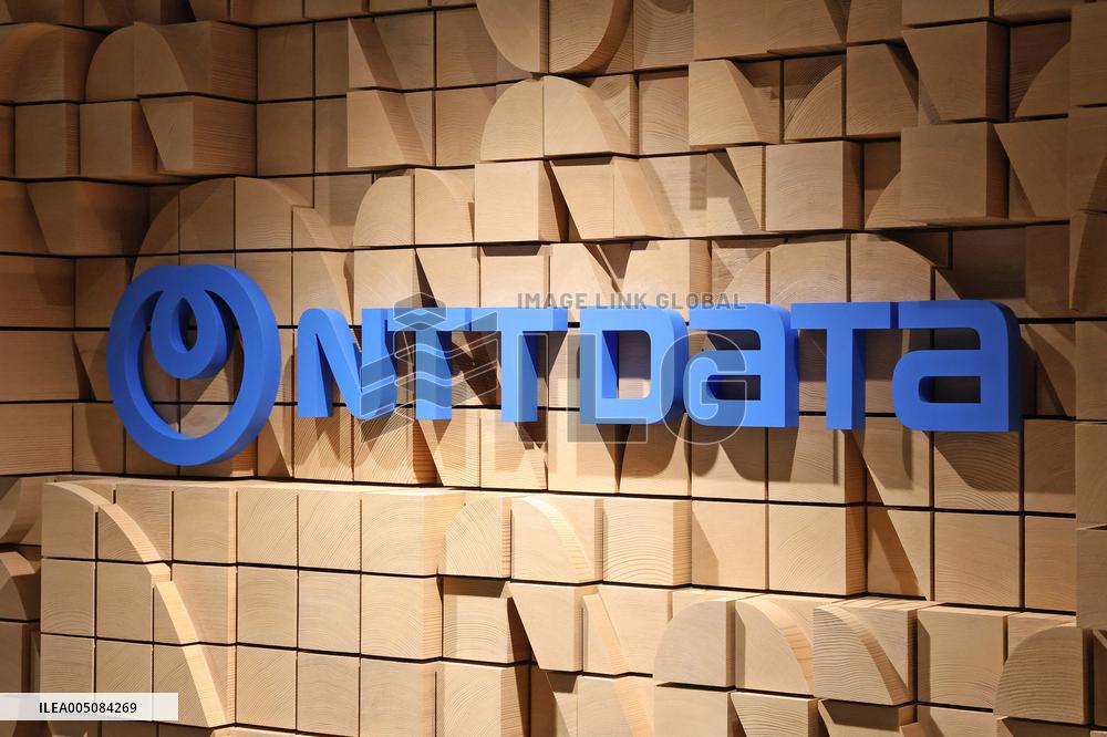 NTT Data Group Sign and Logo