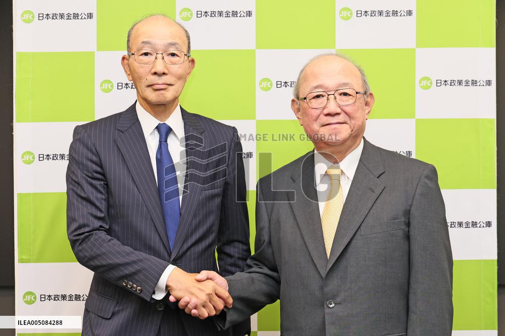 Japan Finance Corporation: Press Conference with the New President