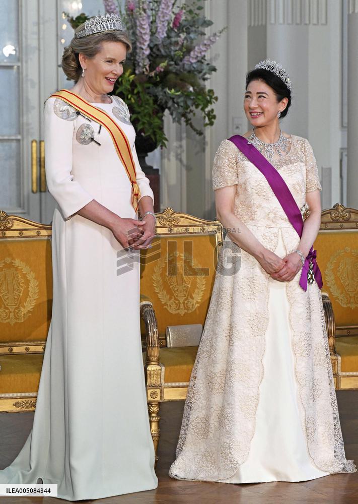 Japan emperor, empress in Brussels