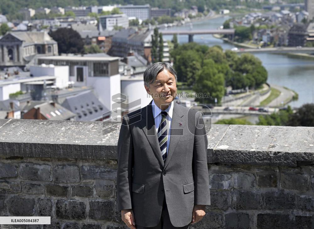 Japan's Emperor Naruhito in Belgium