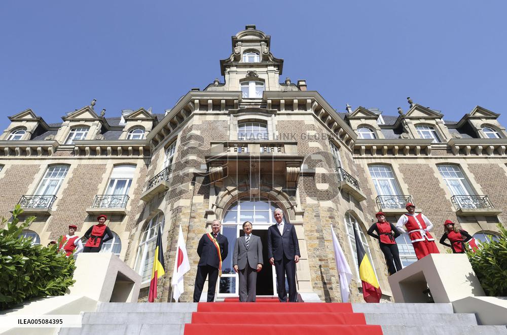 Japan's Emperor Naruhito in Belgium