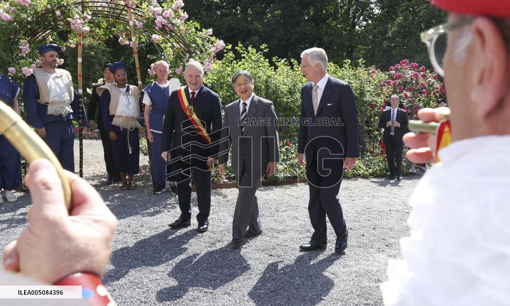 Japan Emperor Naruhito in Belgium