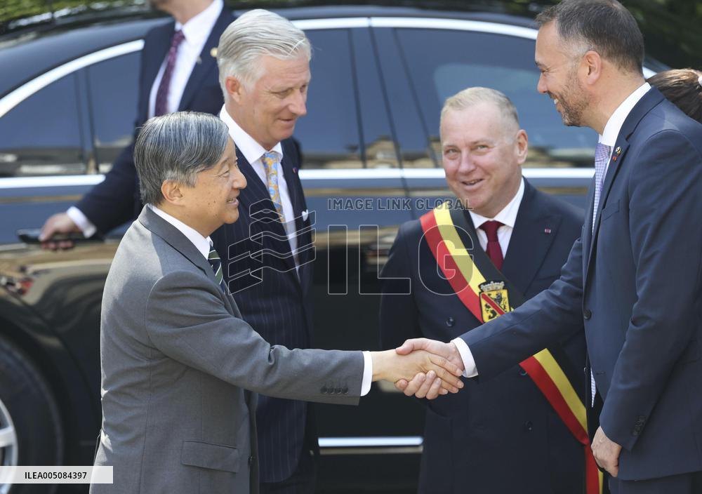 Japan Emperor Naruhito in Belgium