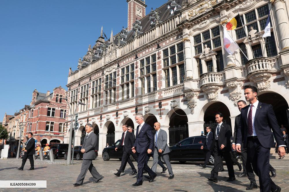 Japan Emperor Naruhito in Belgium