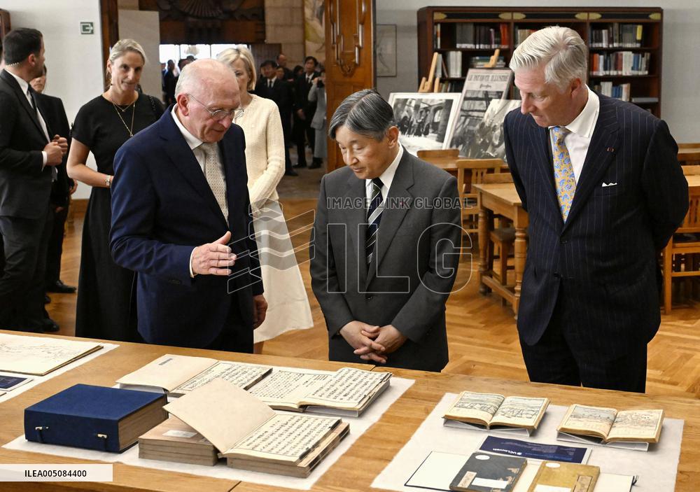Japan Emperor Naruhito in Belgium