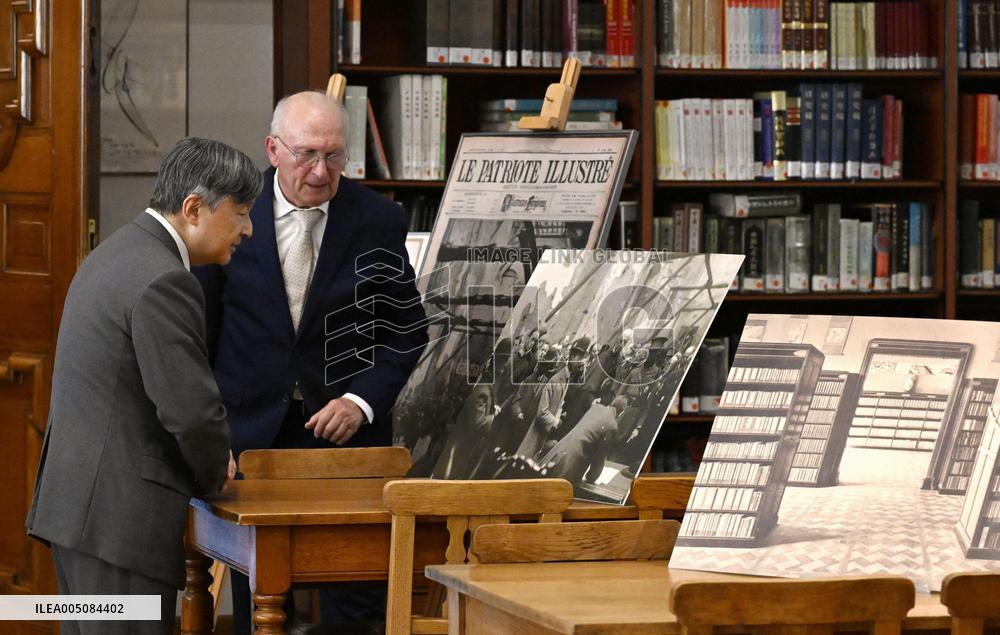 Japan's Emperor Naruhito in Belgium