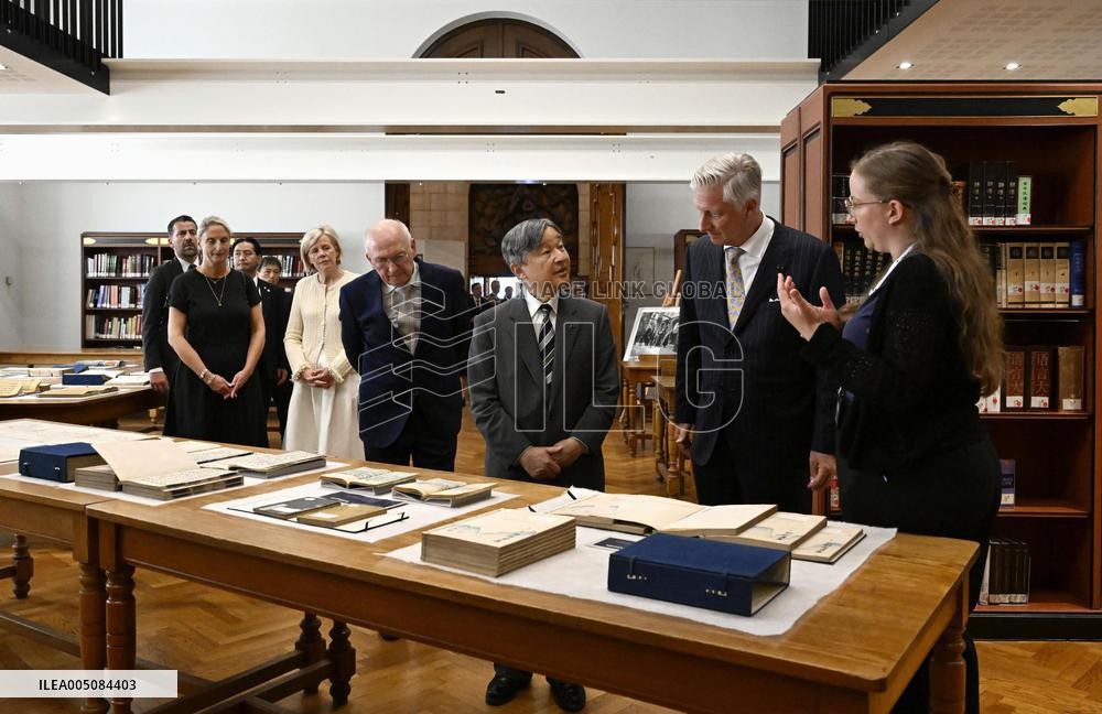 Japan's Emperor Naruhito in Belgium