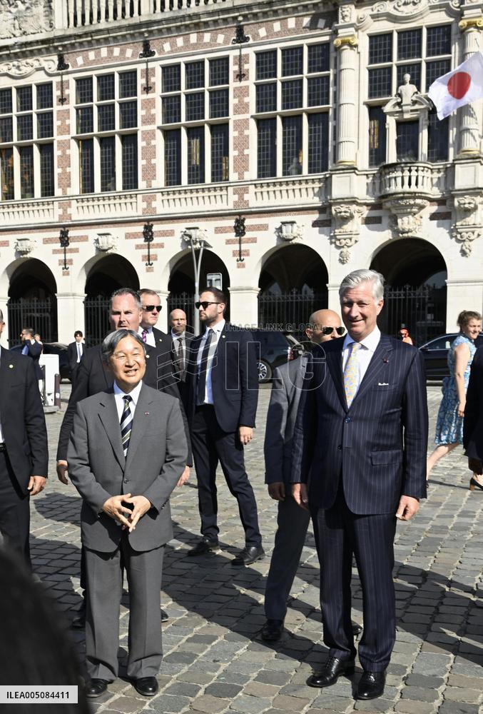 Japan Emperor Naruhito in Belgium