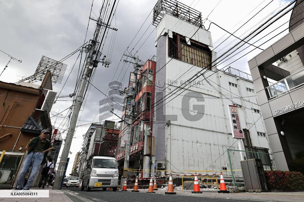 Powerful earthquake hits northeastern Japan