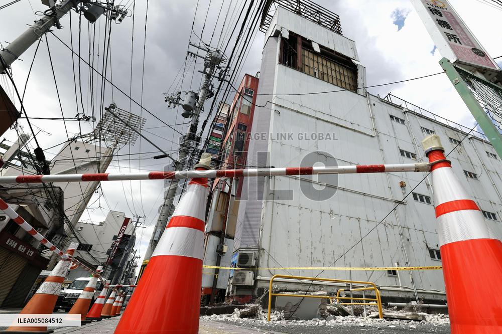 Powerful earthquake hits northeastern Japan