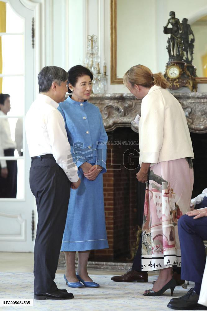 Japan emperor, empress in Brussels