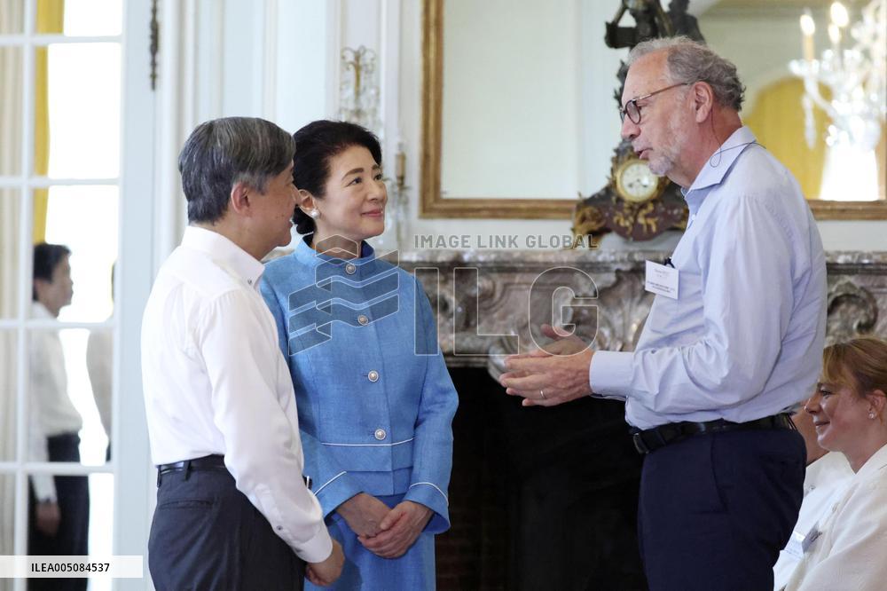 Japan emperor, empress in Brussels