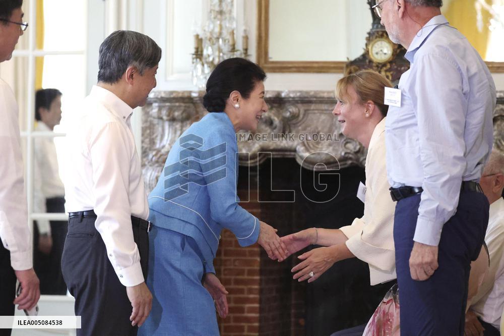 Japan emperor, empress in Brussels