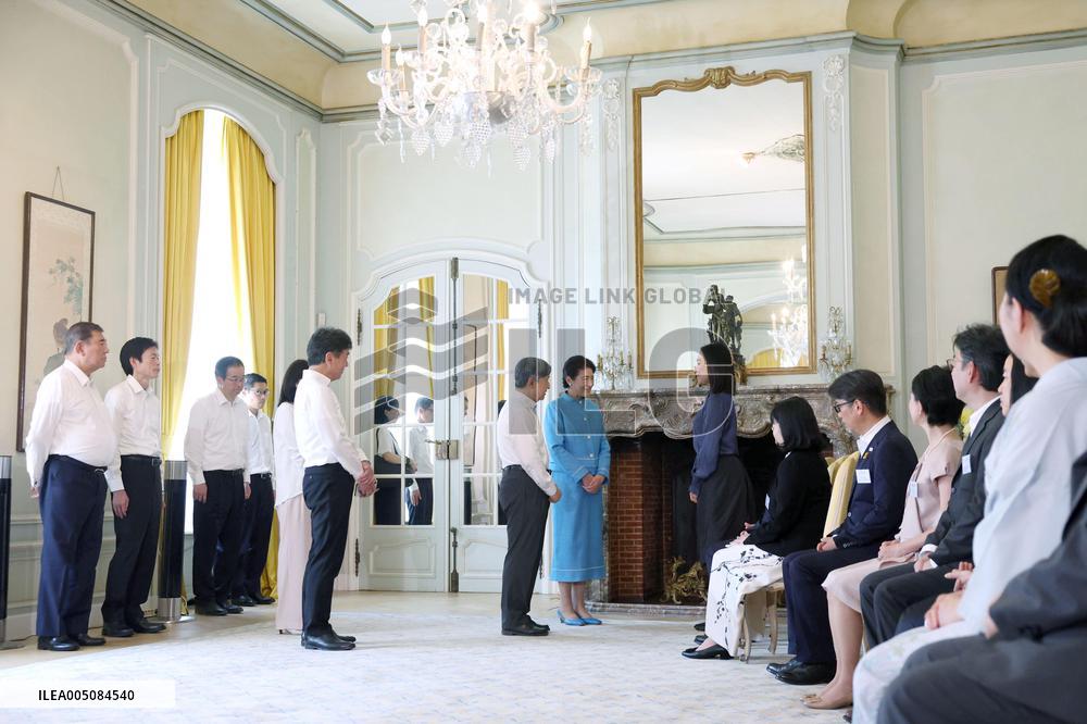 Japan emperor, empress in Brussels