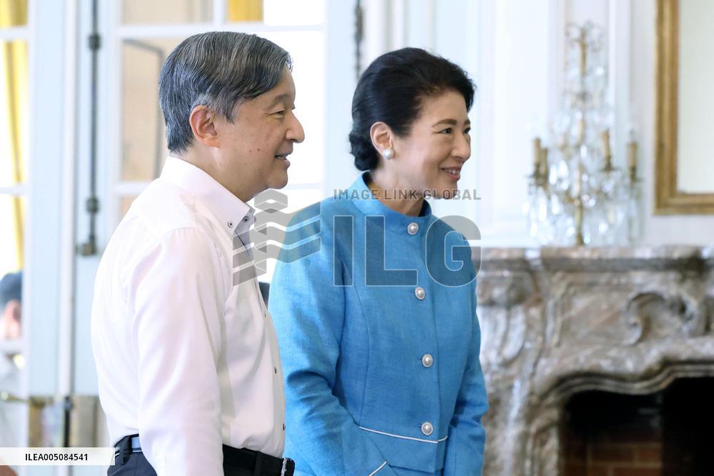 Japan emperor, empress in Brussels