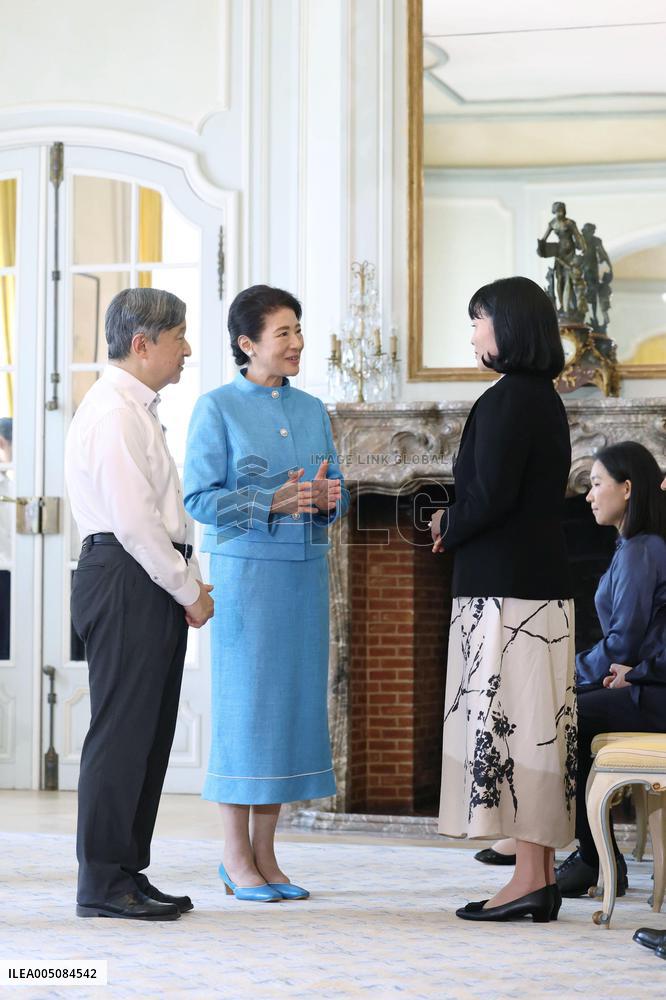 Japan emperor, empress in Brussels