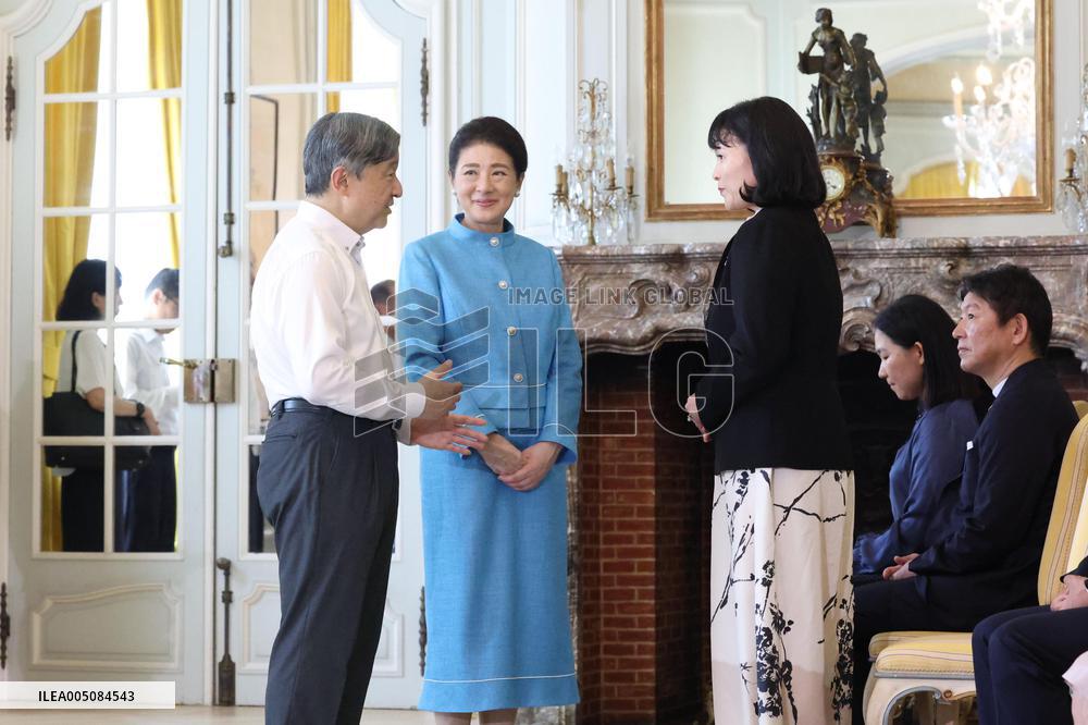 Japan emperor, empress in Brussels