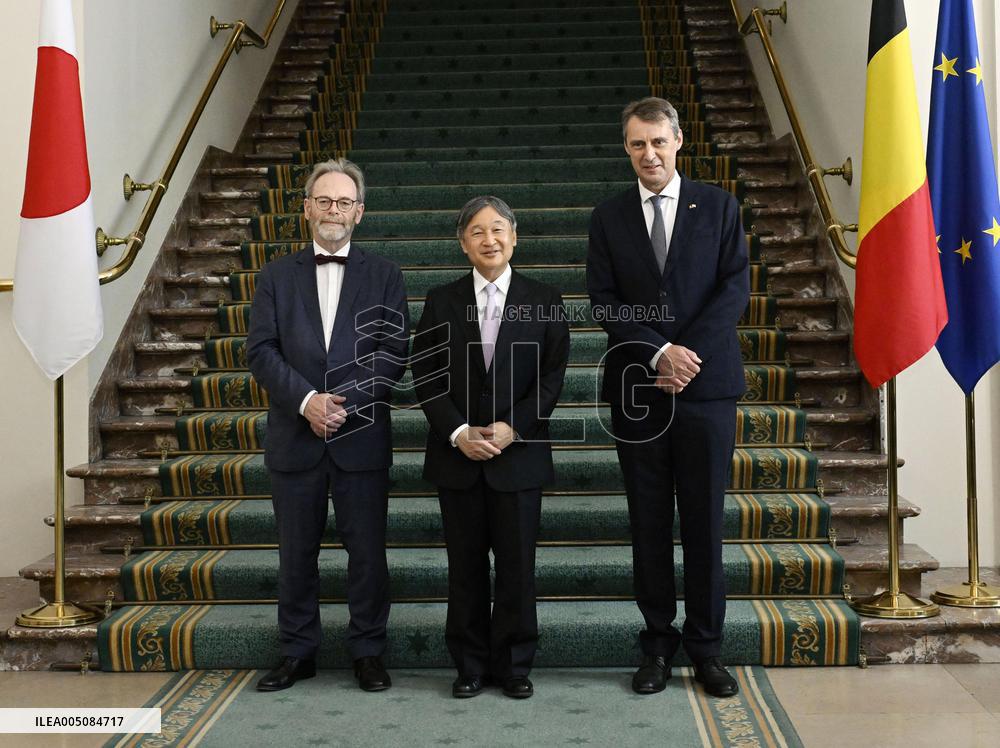Japan's emperor in Brussels