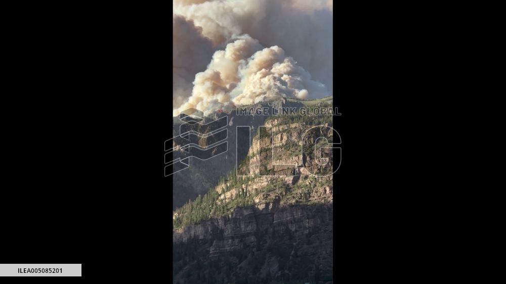 US: Gold Mountain Fire Prompts Evacuations and Disaster Declaration Near Ouray, Colorad 3