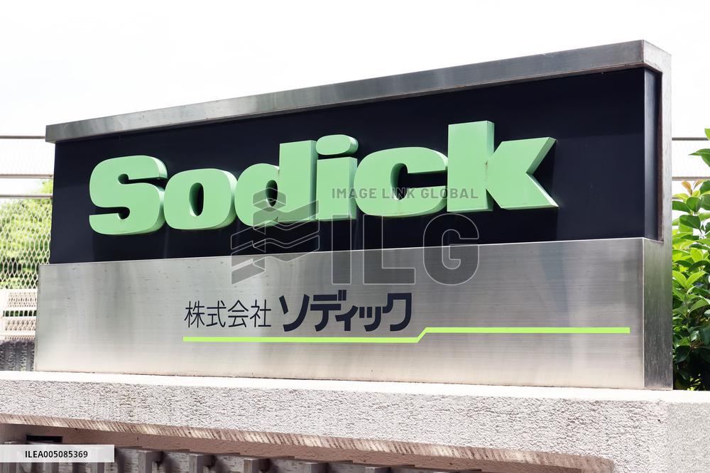 Sodick exterior, logo, and signboard