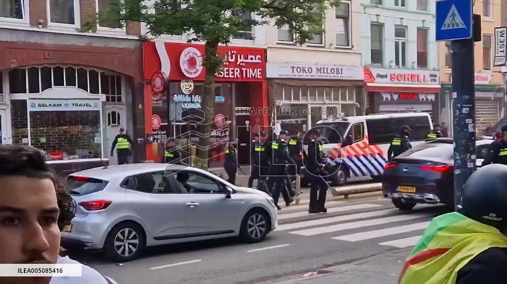 Netherlands: Several Arrested as Morocco Fans Celebrate World Cup Win Over Netherlands