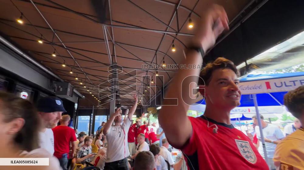 World Cup 2026 – US: England Fans Celebrate at Atlanta Bar After Congo Win
