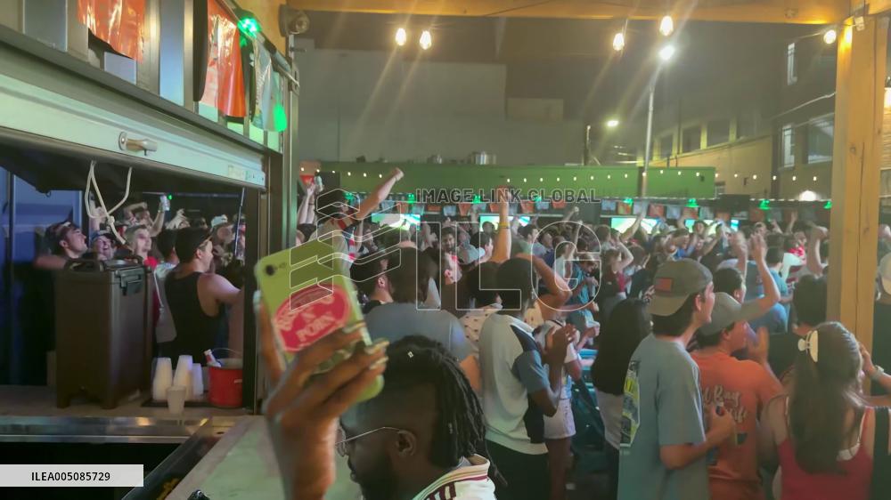 World Cup 2026 – US: Fans Celebrate as Team Secures Round of 16 Berth 2
