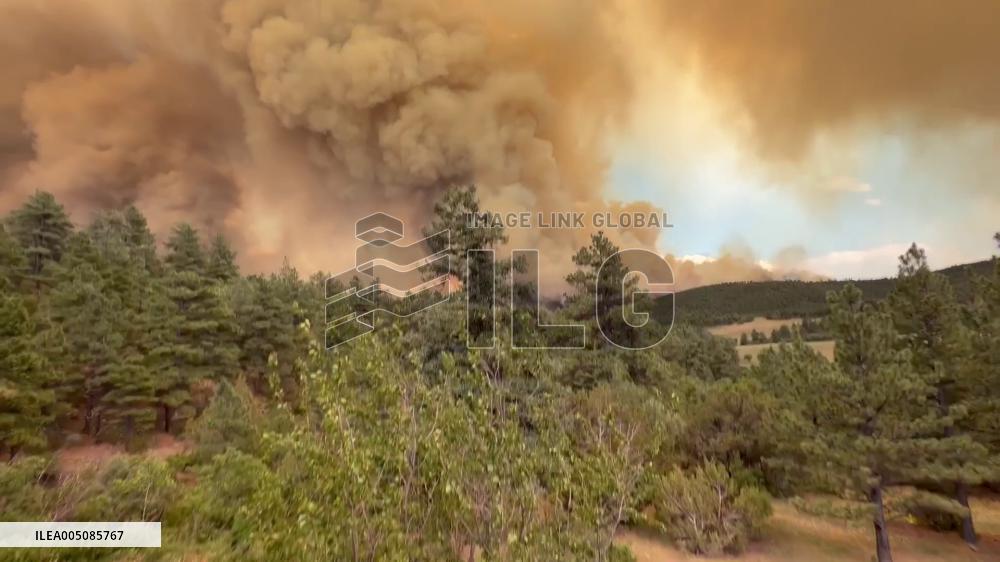 US: Aspen Acres Fire Tops 50,000 Acres in Southern Colorado