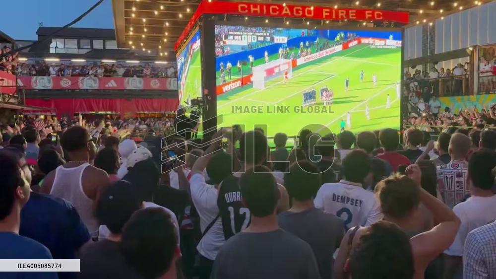 World Cup 2026 – US: Fans Celebrate as Team Secures Round of 16 Berth 4