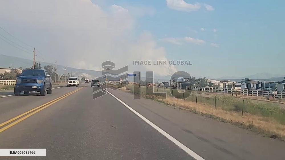US: Gold Mountain Fire Continues to Spread Near Ouray With Zero Containment