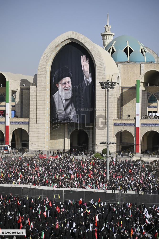 Funeral for Iran's ex-leader Khamenei